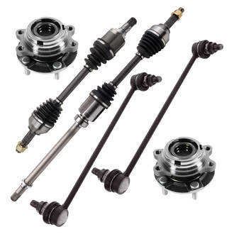 TRQ® - Front Axle Shaft and Suspension Kit