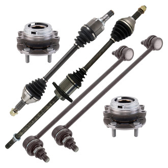 TRQ® - Front Axle Shaft and Suspension Kit