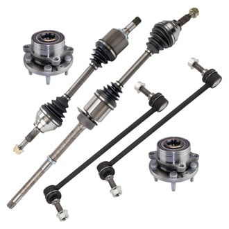 TRQ® - Front Axle Shaft and Suspension Kit