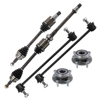 TRQ® - Front Axle Shaft and Suspension Kit