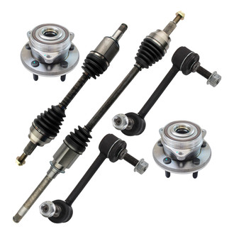 TRQ® - Front Axle Shaft and Suspension Kit