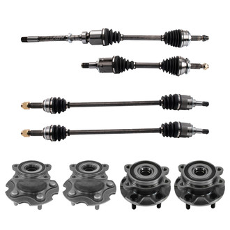 TRQ® - Front and Rear Drivetrain Kit