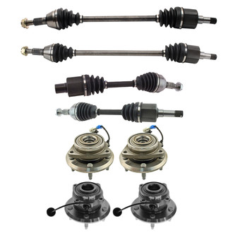 TRQ® - Front and Rear Drivetrain Kit