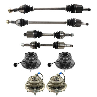 TRQ® - Front and Rear Drivetrain Kit