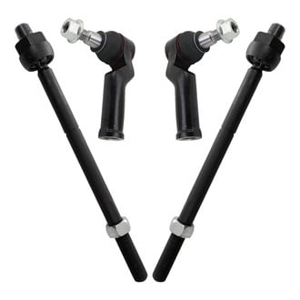 TRQ® - Front Inner and Outer Steering Tie Rod End Kit