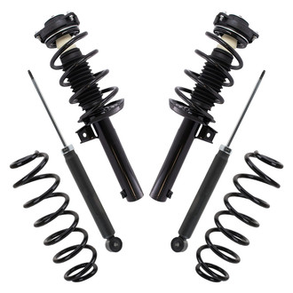 TRQ® - Front and Rear Shock Absorber and Suspension Kit