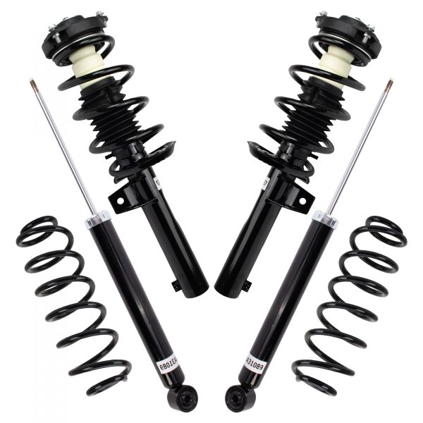 TRQ® - Front and Rear Shock Absorber and Suspension Kit