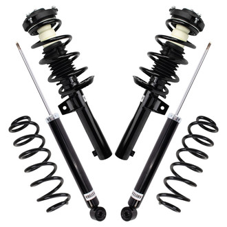 TRQ® - Front and Rear Shock Absorber and Suspension Kit