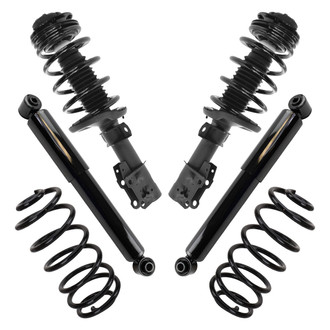 TRQ® - Front and Rear Shock Absorber and Suspension Kit