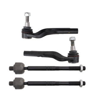 TRQ® - Front Inner and Outer Steering Tie Rod End Kit