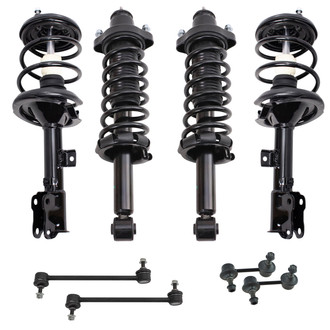 TRQ® - Front and Rear Strut and Suspension Kit
