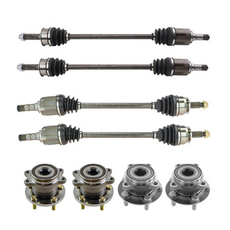 TRQ® - Front and Rear Drivetrain Kit