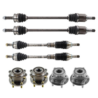 TRQ® - Front and Rear Drivetrain Kit
