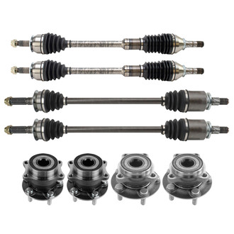 TRQ® - Front and Rear Drivetrain Kit