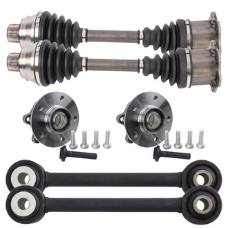 TRQ® - Front Axle Shaft and Suspension Kit