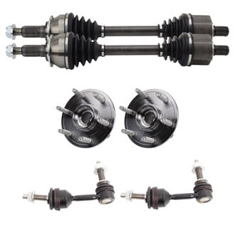 TRQ® - Front Axle Shaft and Suspension Kit