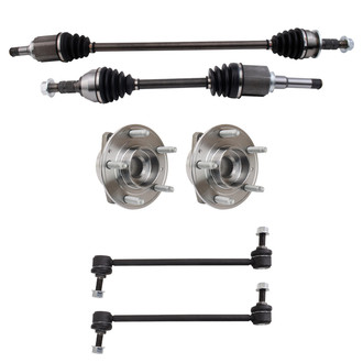 TRQ® - Front Axle Shaft and Suspension Kit