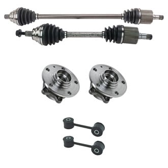 TRQ® - Front Axle Shaft and Suspension Kit