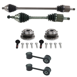TRQ® - Front Axle Shaft and Suspension Kit