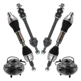 TRQ® - Front Axle Shaft and Suspension Kit