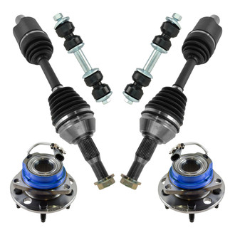 TRQ® - Front Axle Shaft and Suspension Kit