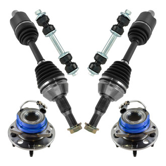 TRQ® - Front Axle Shaft and Suspension Kit