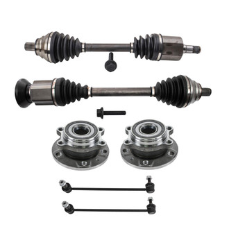 TRQ® - Front Axle Shaft and Suspension Kit