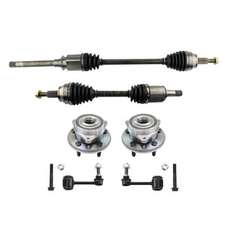 TRQ® - Front Axle Shaft and Suspension Kit
