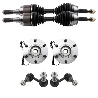 TRQ® - Front Axle Shaft and Suspension Kit