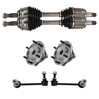 TRQ® - Front Axle Shaft and Suspension Kit