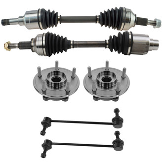 TRQ® - Front Axle Shaft and Suspension Kit