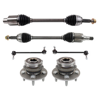 TRQ® - Front Axle Shaft and Suspension Kit