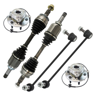 TRQ® - Front Axle Shaft and Suspension Kit