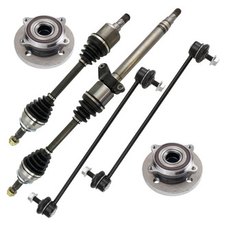 TRQ® - Front Axle Shaft and Suspension Kit
