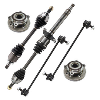 TRQ® - Front Axle Shaft and Suspension Kit