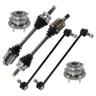 TRQ® - Front Axle Shaft and Suspension Kit