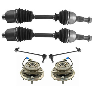 TRQ® - Front Axle Shaft and Suspension Kit
