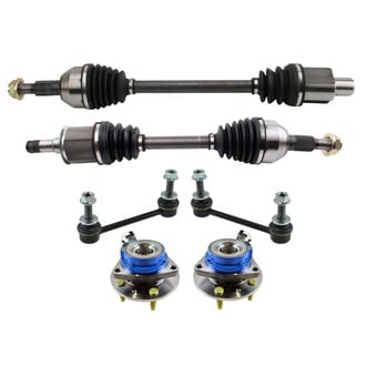TRQ® - Front Axle Shaft and Suspension Kit