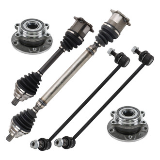 TRQ® - Front Axle Shaft and Suspension Kit