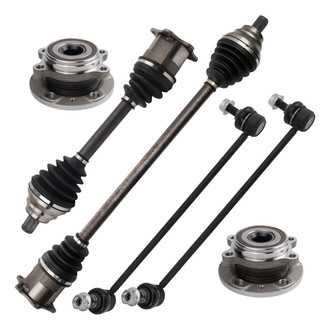 TRQ® - Front Axle Shaft and Suspension Kit