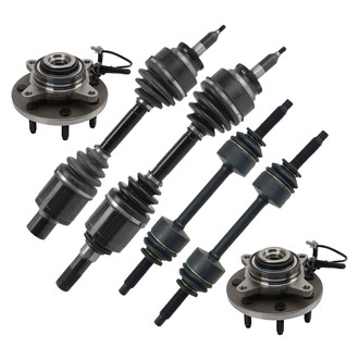 TRQ® - Front Axle Shaft and Suspension Kit