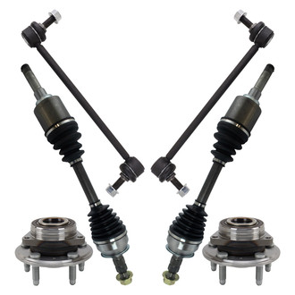 TRQ® - Front Axle Shaft and Suspension Kit