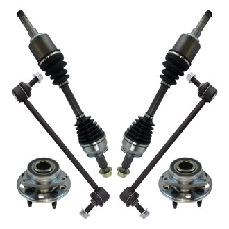 TRQ® - Front Axle Shaft and Suspension Kit