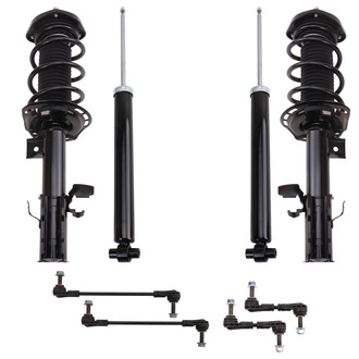 TRQ® PSA26224 - Front and Rear Strut and Suspension Kit