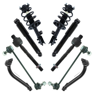 TRQ® - Front and Rear Shock Absorber and Suspension Kit