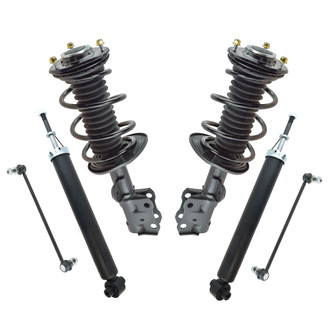 TRQ® - Front and Rear Shock Absorber and Suspension Kit