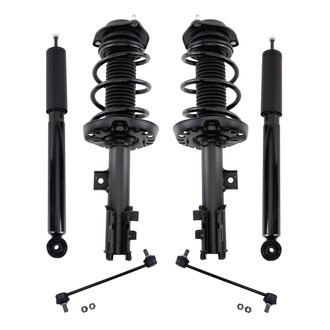 TRQ® - Front and Rear Shock Absorber and Suspension Kit