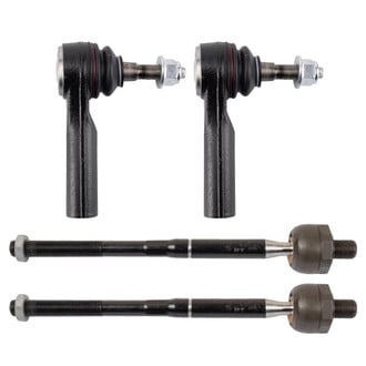 TRQ® - Front Inner and Outer Steering Tie Rod End Kit