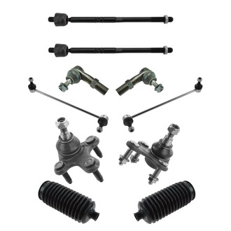 TRQ® - Front Driver and Passenger Side Ball Joint and Suspension Kit