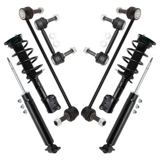 TRQ® - Front and Rear Shock Absorber and Suspension Kit